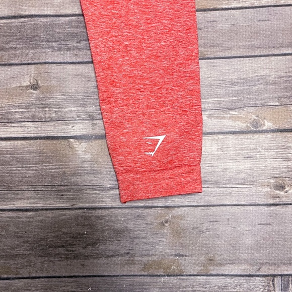 Gymshark Adapt Ombre Raspberry Red White Marl Marled Leggings XS - Picture 5 of 9